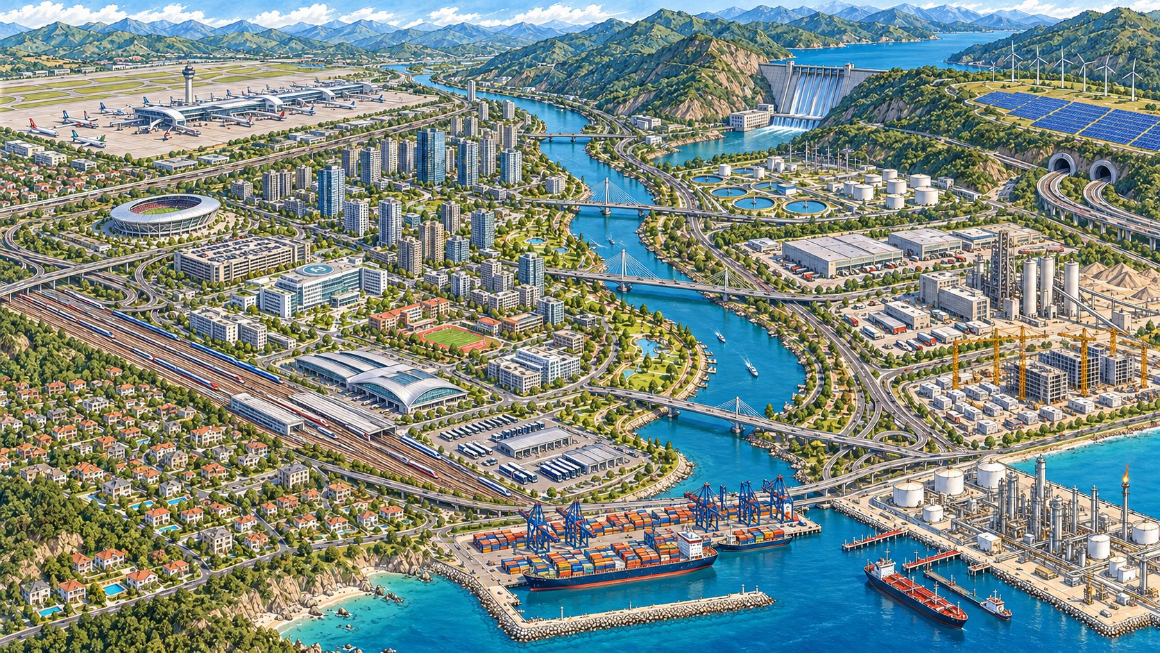 DCP City: 22 project types in one city